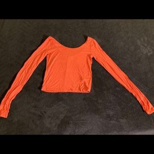 Pacsun low back LS shirt, S